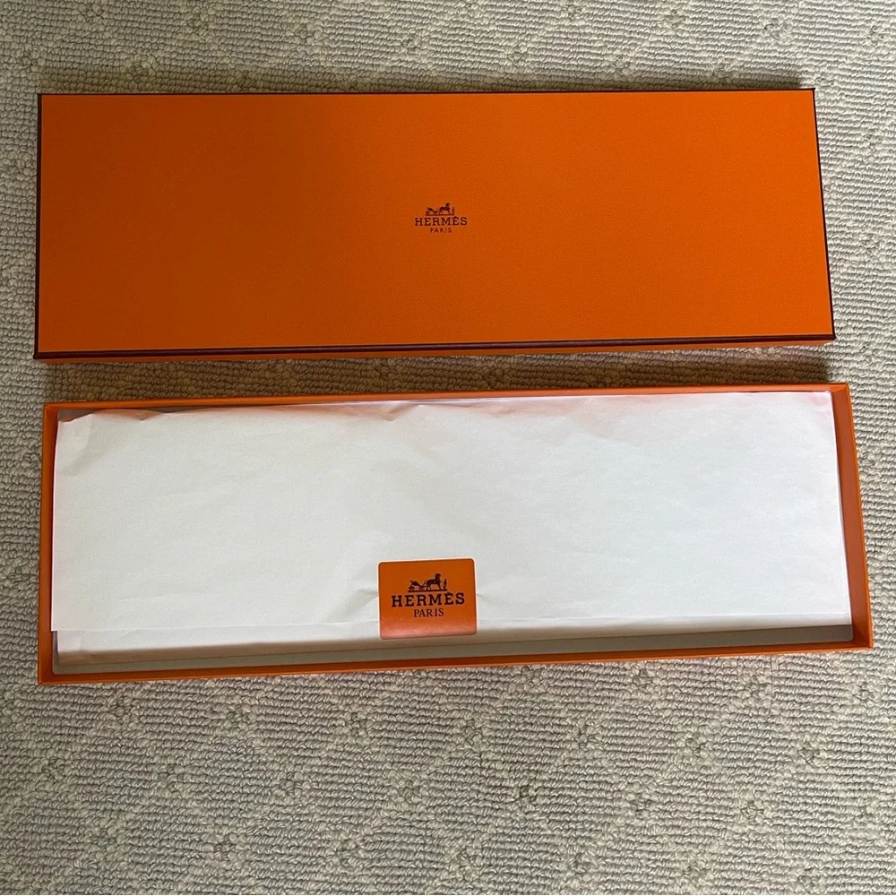 Authentic HERMES Box, Shopping Bag, Ribbon - Picture 4 of 8